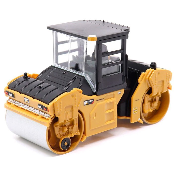 85641CS - Rolo vibratório tandem Cat CB-13 em escala 1:64 com cabine fechada - Imagem 3