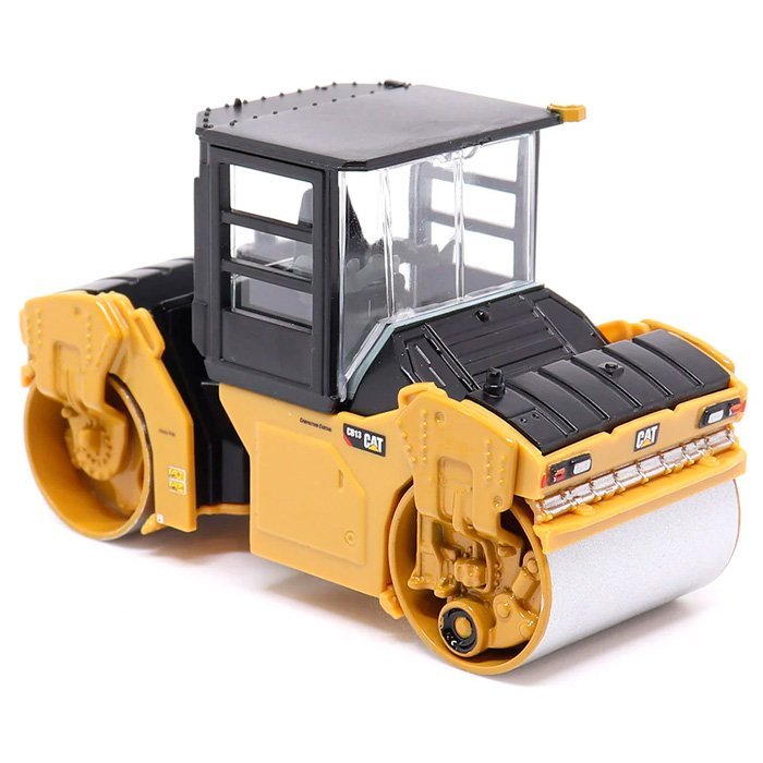 85641CS - Rolo vibratório tandem Cat CB-13 em escala 1:64 com cabine fechada - Imagem 2