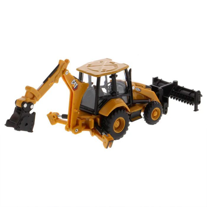 85765 - Retroescavadeira Cat 420 XE em escala 1:64 com ferramentas de trabalho - Imagem 3