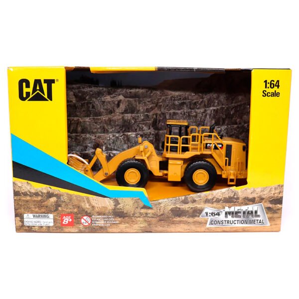 84654 Miniatura Pá carregadeira de rodas Cat 988H na escala 1:64