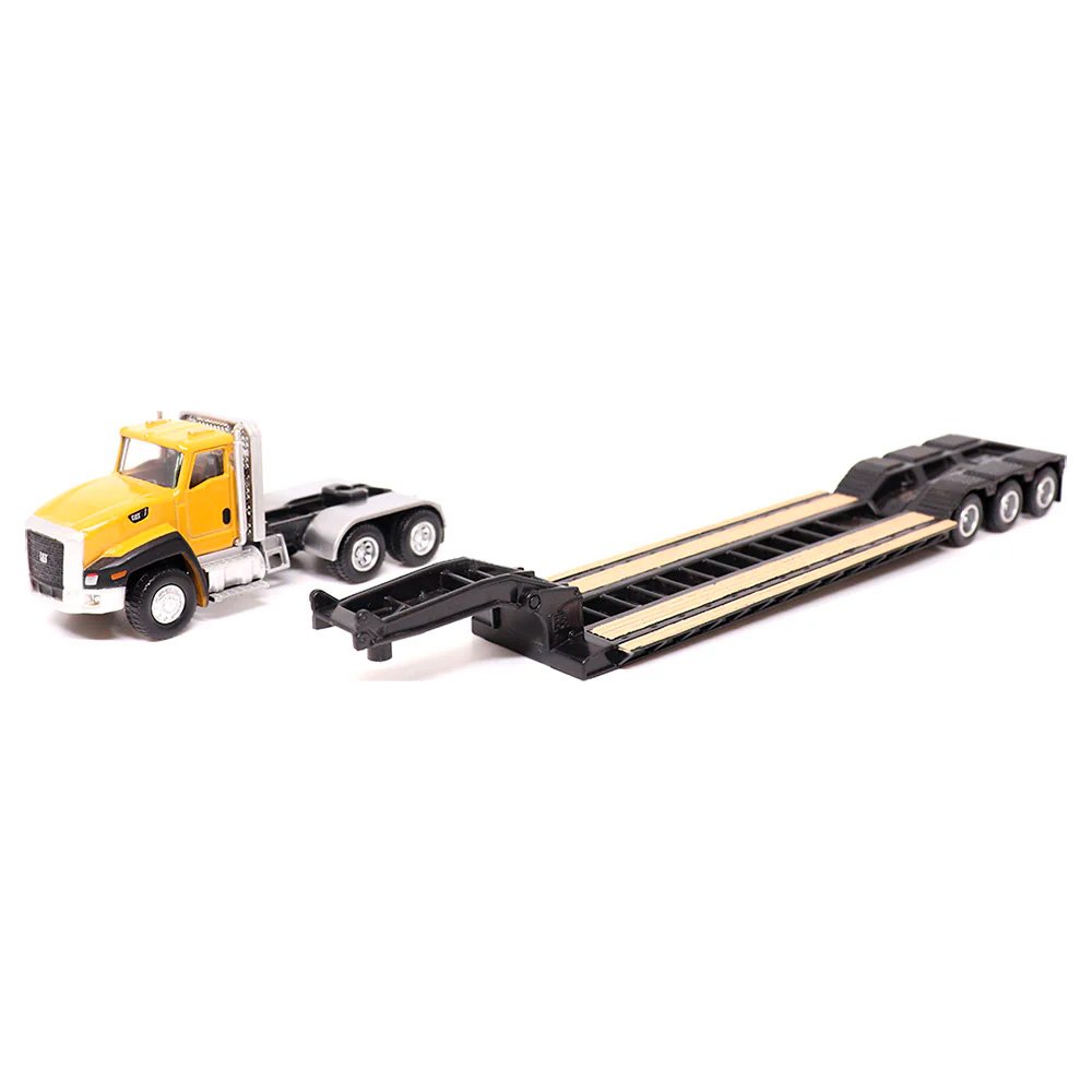 84414 Miniatura Caminhão reboque com motoniveladora 163H 1:87 - Imagem 4