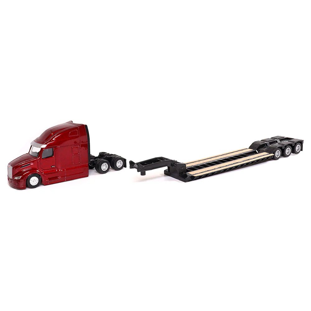 84419 Miniatura Caminhão reboque com Trator de Esteira D5M 1:87 - Imagem 4