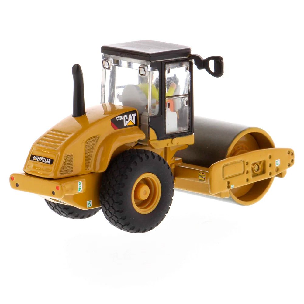85246 Miniatura Compactador de solo vibratório de tambor liso Cat® CS56 na escala 1:87 - Imagem 2