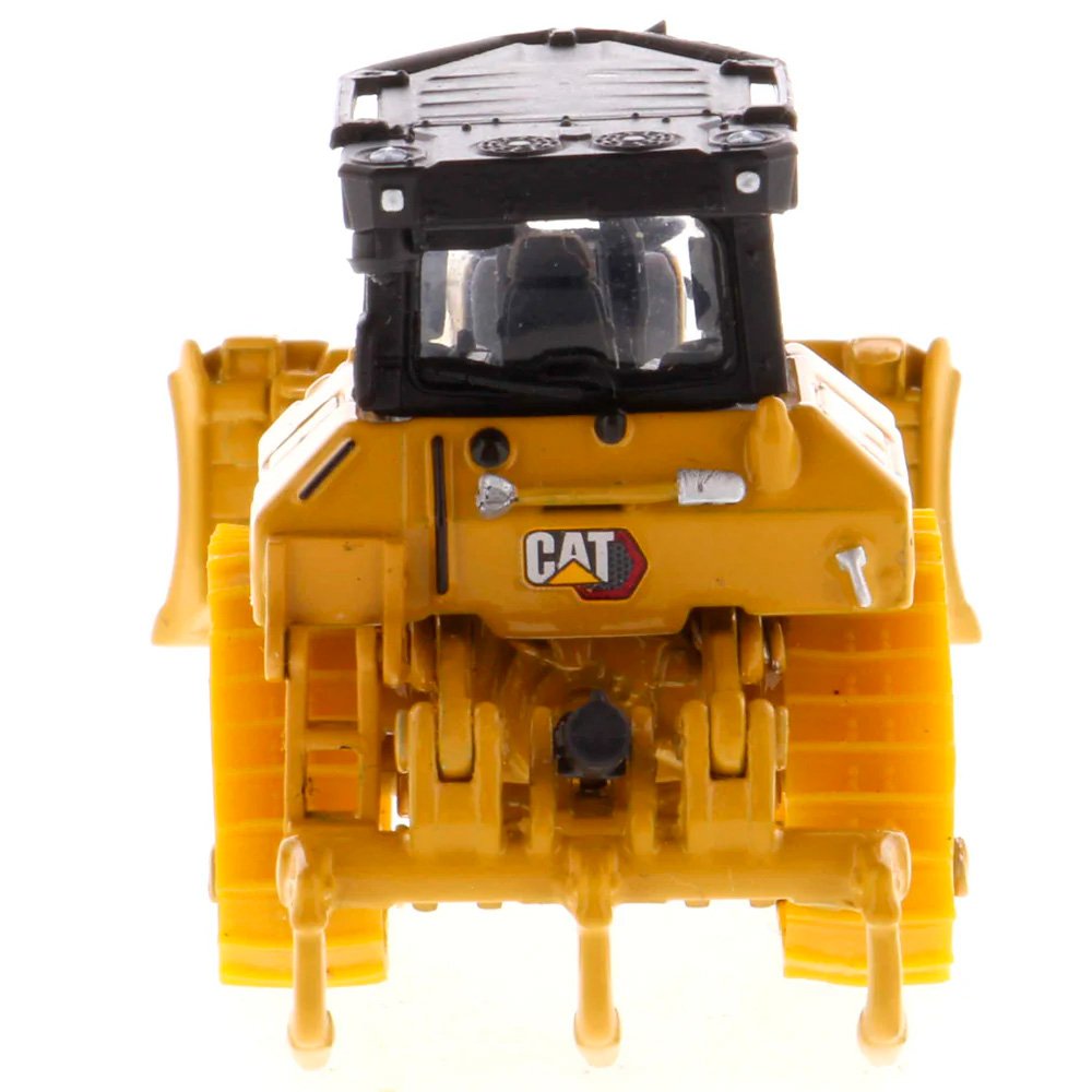 85953 Miniatura Trator de esteiras Cat D5 na escala 1:87 com esteiras para nivelamento fino e lâmina dobrável. - Imagem 4