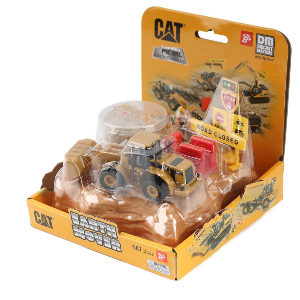 84553 - Miniatura Pá Carregadeira de Rodas Cat® 950G Série II c/diorama — Escala 1:87 - Imagem 3